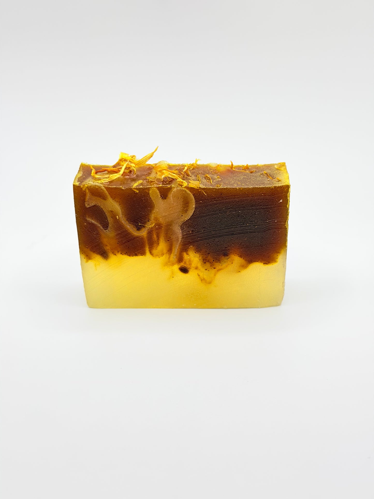 Honey Hydrating Holy Forever soap bar by My Store, showing a close-up of the golden, textured soap with honey infusion.