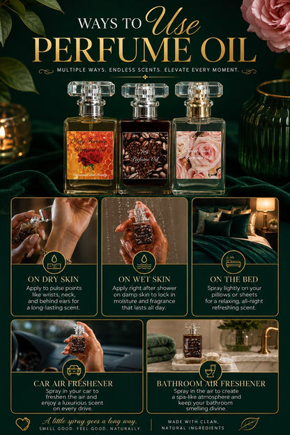 Joy Perfume Oil | Sweet Coffee and Cardamon
