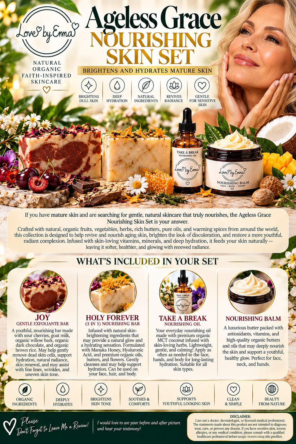 Ageless Grace Nourishing Skin Set