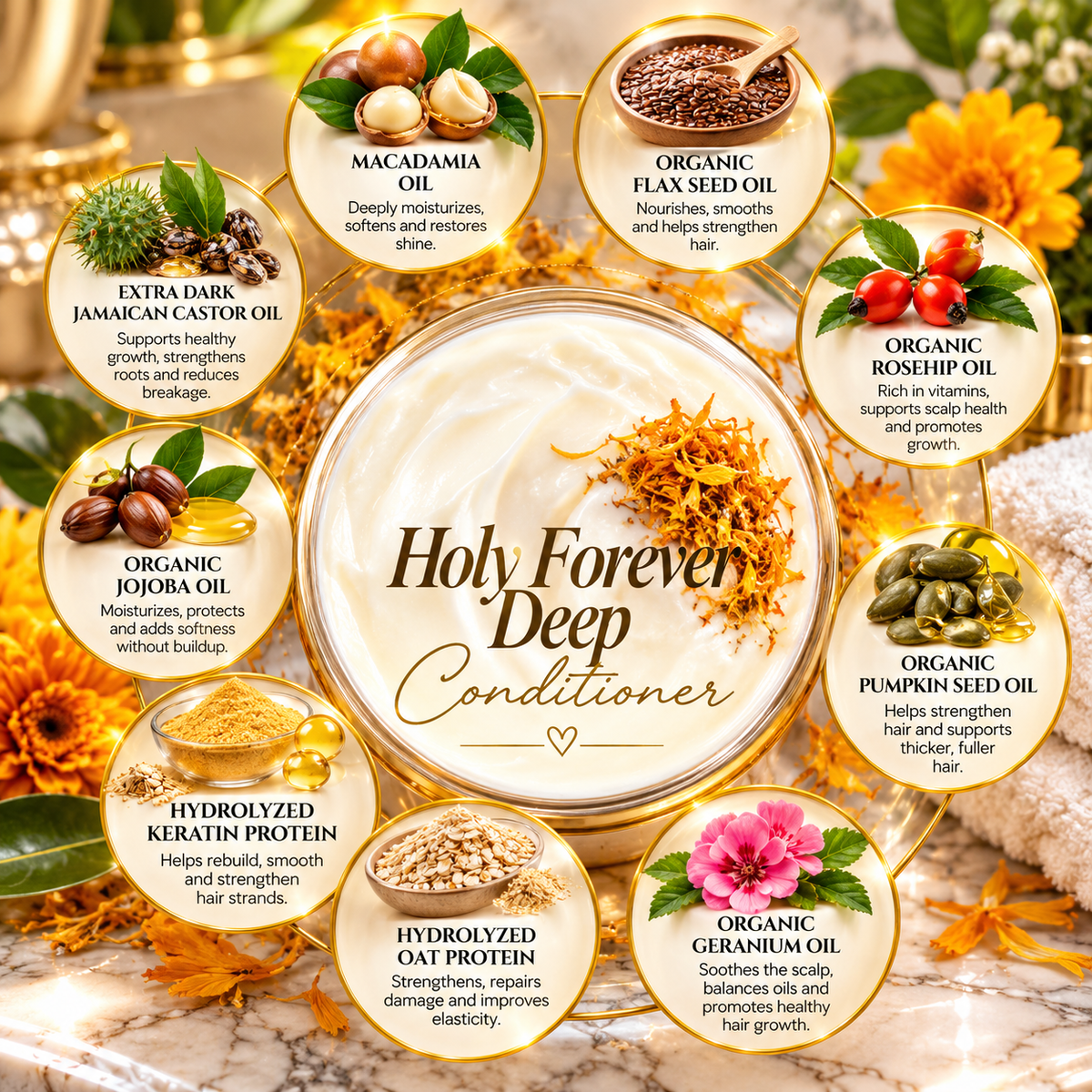 Holy Forever Honey Deep Conditioner