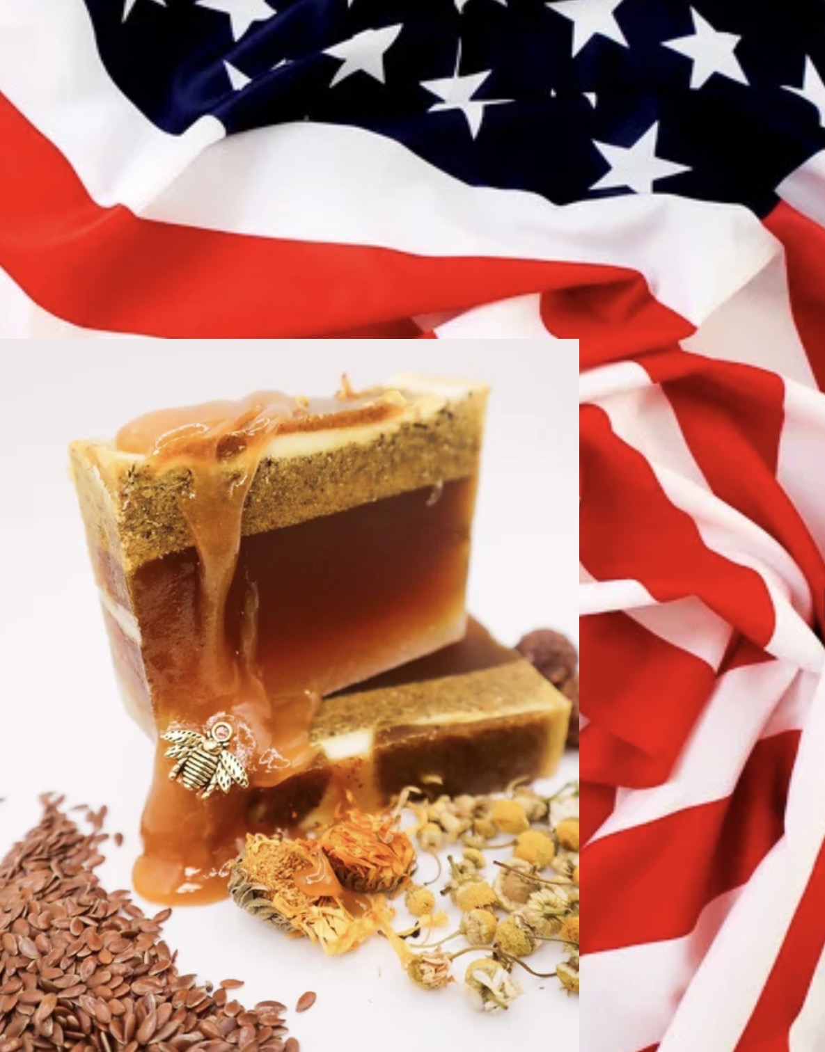 Honey Hydrating Bar soap from Holy Forever by My Store, showing a creamy soap bar with honey accents and natural packaging.