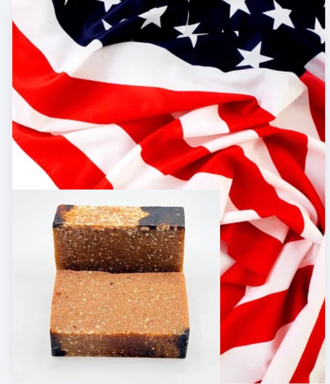 My Store Mighty Warrior SOS soap bar for dry, itchy skin, with natural ingredients and moisturizing texture.