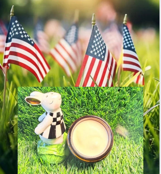Creamy nourishing butter for face, body, and scalp by My Store, suitable for all skin types, shown in a 2oz jar.