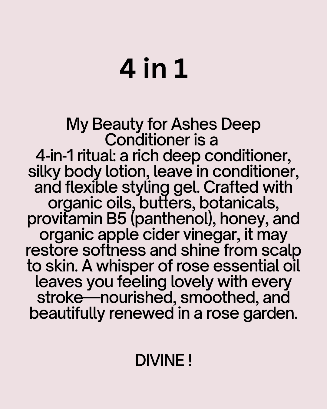 Beauty For Ashes, Strawberry and Rose | Deep Conditioner 8oz | Natural Hair Only