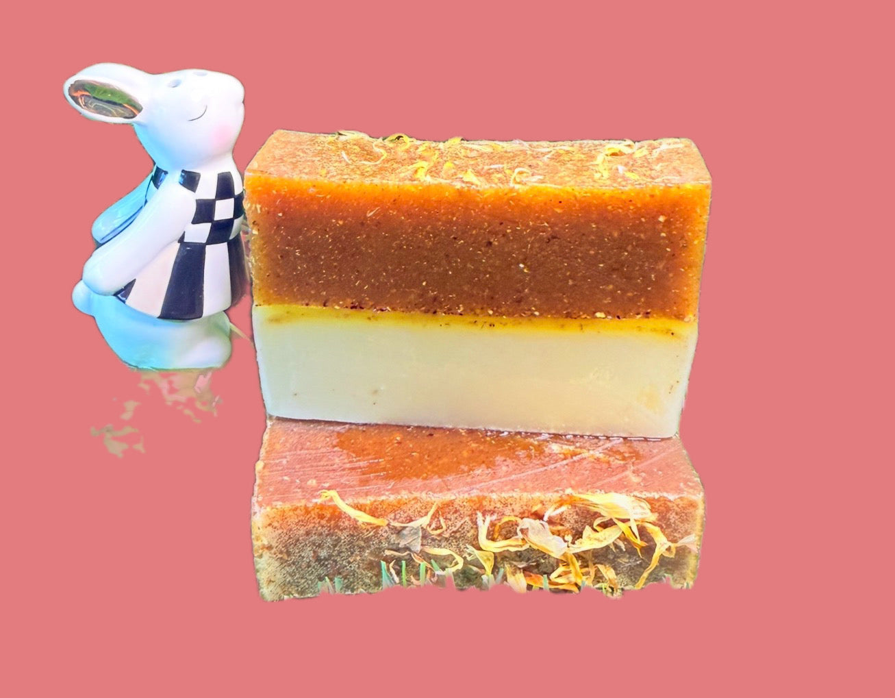 Holy Forever Honey Hydrating Soap Bar by My Store, showing the golden soap with honey and moisturizing ingredients.