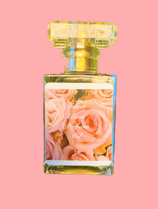 Beauty For Ashes Perfume Oil by LOVEBYEMMASKINCARE featuring fresh cut rose scent and elegant glass bottle.