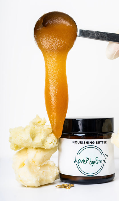 Nourishing butter by My Store for face, body, and scalp, 2oz, suitable for all skin types, including dry and oily skin.