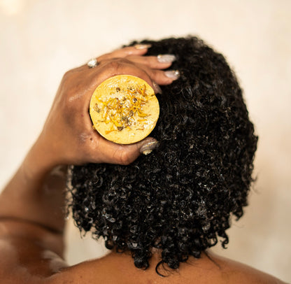 My Store Holy Forever Shampoo Bar for severely damaged hair, natural soap bar for all hair types, with a sleek packaging design.