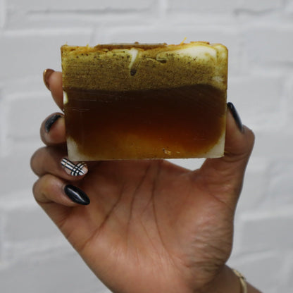 Holy Forever Honey Hydrating Soap Bar by My Store, 3-in-1 face, hair, and body brightening and moisturizing bar.