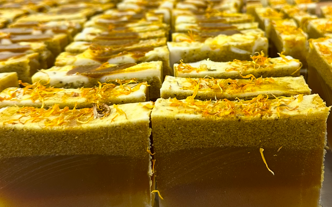 Holy Forever Honey Hydrating Soap Bar by My Store, 3-in-1 face, hair, and body brightening and moisturizing soap bar.
