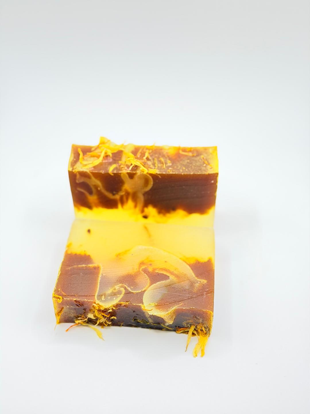 Holy Forever Honey Hydrating Soap Bar by My Store, 3-in-1 face, hair, and body brightening and moisture-rich soap bar.