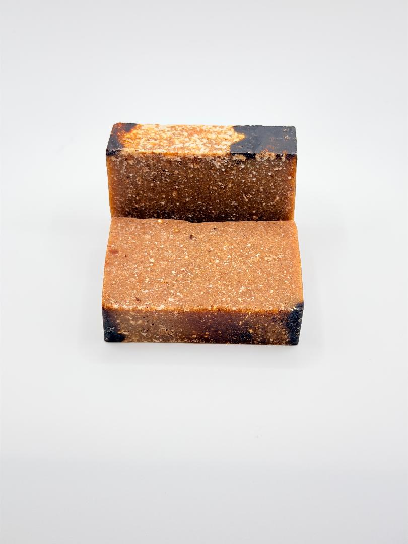 Mighty Warrior SOS dry itchy skin soap bar by My Store with natural ingredients, designed to soothe and protect irritated skin.